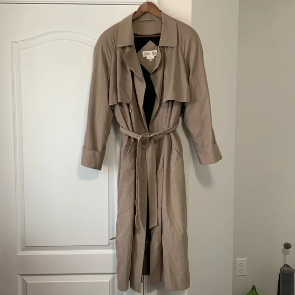 Vintage Julia Klein structured trench coat - Picture 1 of 14